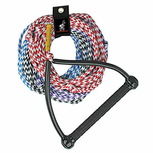 Airhead Water Ski Rope 75 ft. 4-section Tractor Handle AI93307